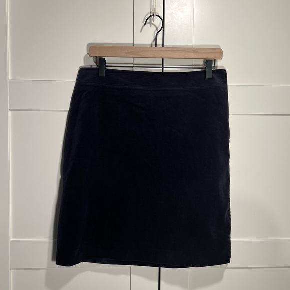 Talbots Dk Purple Velvet Skirt - Picture 3 of 9